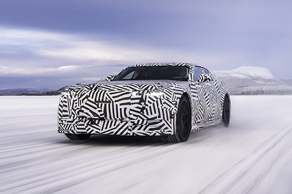 Jaguar's four-door GT prototype begins cold weather testing