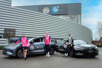 BYD becomes an official partner of Manchester City