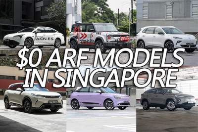 Every car in Singapore that currently has a $0 ARF