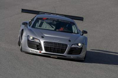 Audi R8 LMS touches down