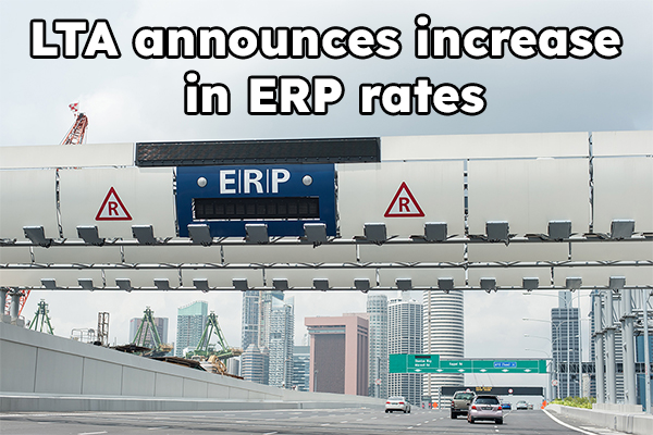 LTA announces increase in ERP rates