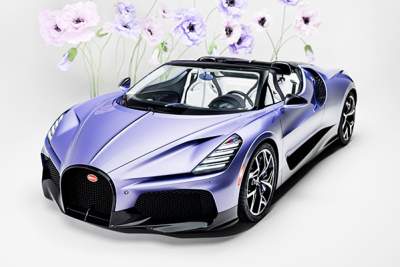 Bugatti unveils a new W16 Mistral commission