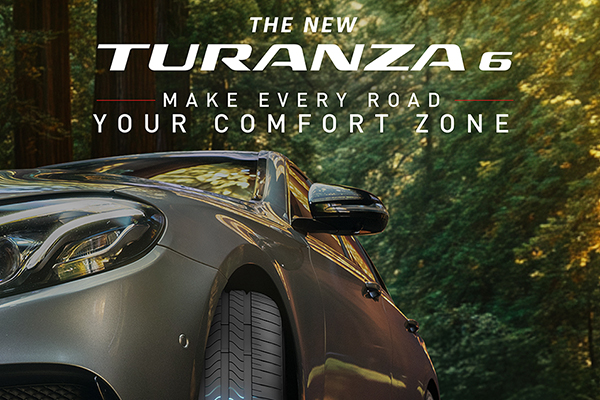 Experience comfort with the new Bridgestone Turanza 6