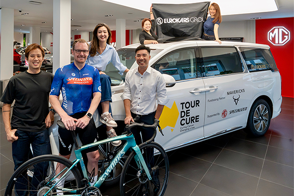 Eurokars and MG SG support charity ride for Tour de Cure
