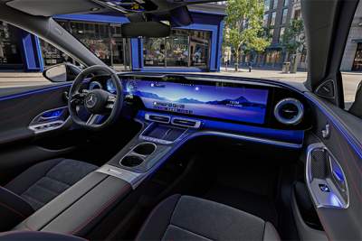 A closer look at the inside of the new Mercedes-Benz C-Class