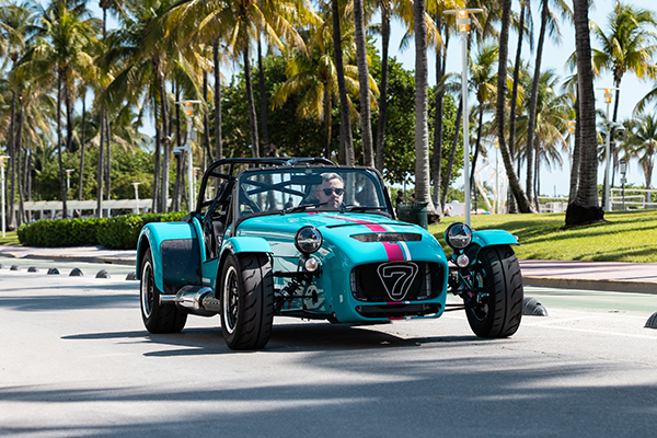 Caterham unveils special edition model at Miami race weekend