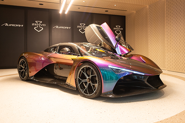 Zenvo showcases its 1,850bhp Aurora hypercar in Singapore