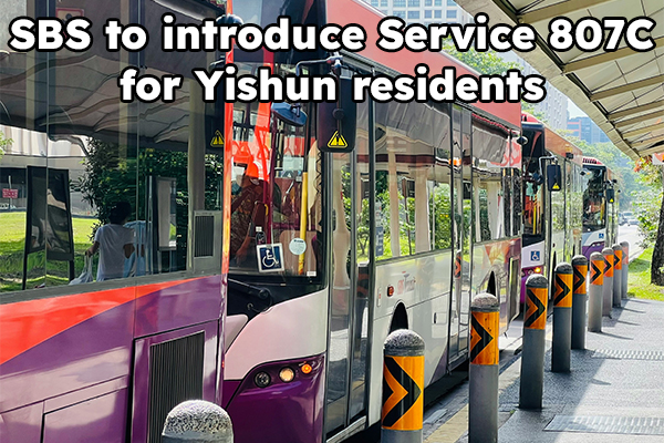 SBS to introduce Service 807C for Yishun residents