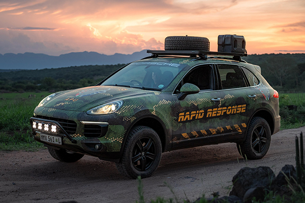 Porsche South Africa donates Cayenne to Black Mambas project
