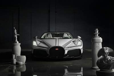 Bugatti's one-off W16 Mistral celebrates porcelain art
