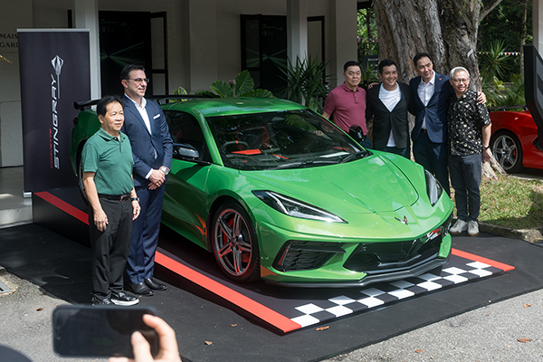 2026 Corvette showcased here in Singapore