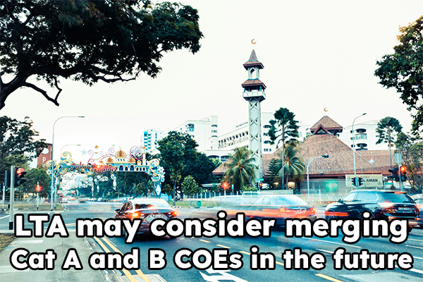 LTA may consider merging Cat A and B COEs in the future
