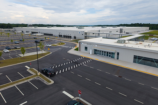 BMW offers first look inside iX5 battery plant