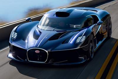 The Bugatti Destrier: A sculpture of speed
