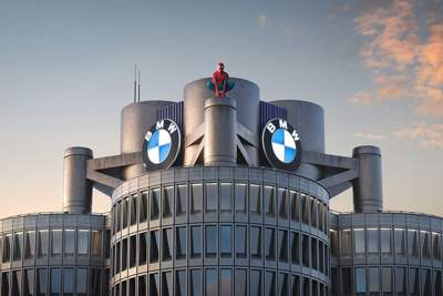 BMW's new iX3 takes a starring role in Spider-Man