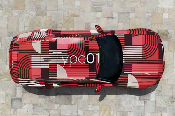 Jaguar Type 01 interior seen for the first time