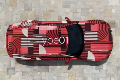 Jaguar Type 01 interior seen for the first time