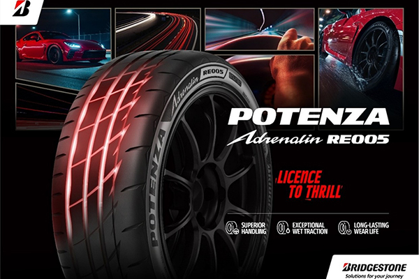 Bridgestone Tyre SG launches the new Potenza Adrenalin RE005