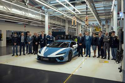 Lamborghini's new police car has a life-saving job