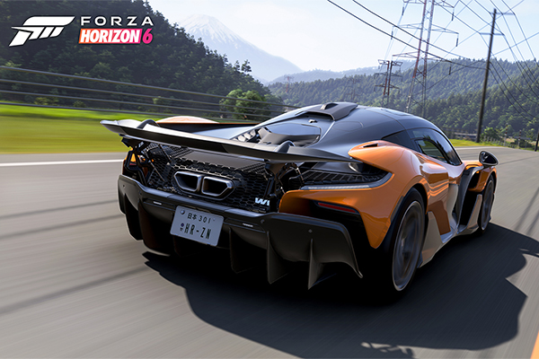 The McLaren W1 powers into Forza Horizon 6