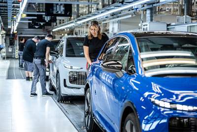 The Audi A2 e-tron's production gets a smarter start