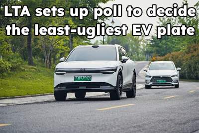 LTA sets up poll to decide the least-ugliest EV plate
