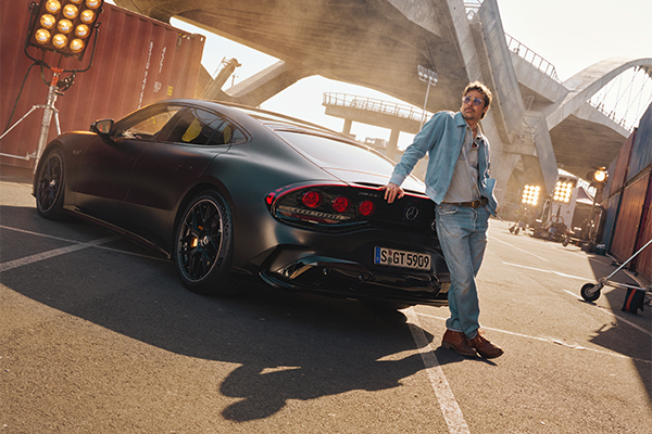 Brad Pitt can't resist the Mercedes-AMG GT