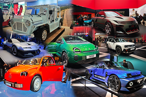 Reimagined retro icons electrify Paris Motor Show