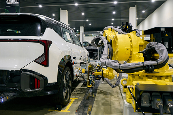 Kia and Hyundai put factories on software