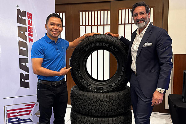 Radar Tyres partners with Pacquiao's basketball league
