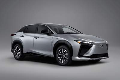 The Lexus RZ gains range, power, and F Sport flagship