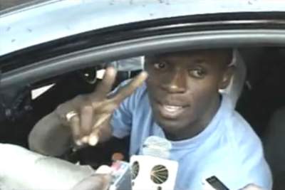 Bolt wrecks his BMW M3