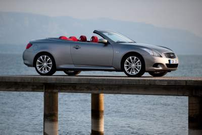 Infiniti G37 drops its top