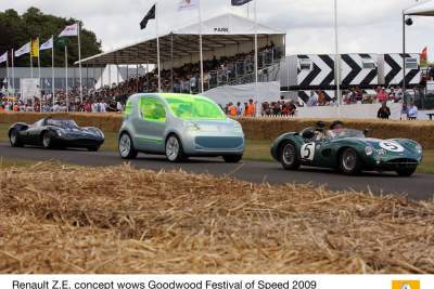 Renault Z.E.(Zero Emission) makes appearance at Goodwood Festival of Speed