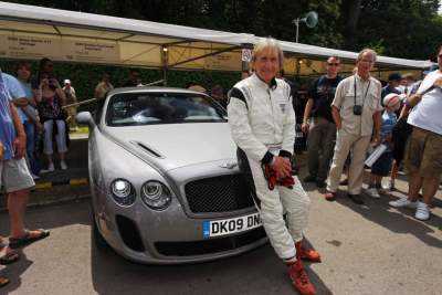 'Bentley Boy' takes Bentley's fastest car for a test drive