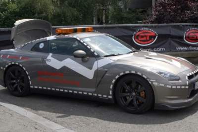 Nissan GT-R as Nurburgring's fire engine