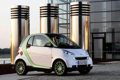 Smart's electric fortwo city car enters production