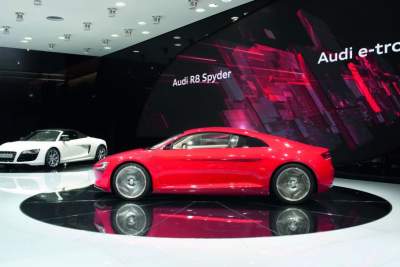 Audi e-tron unveiled at the Frankfurt Motorshow