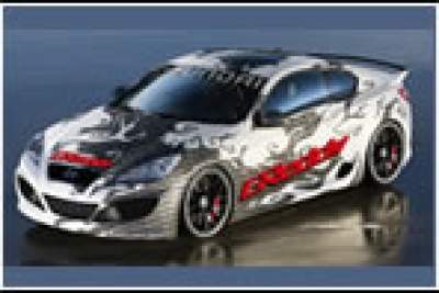 Hyundai showcases modified Genesis coupe for the SEMA show