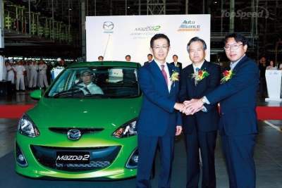 Mazda 2 begins production in Thailand