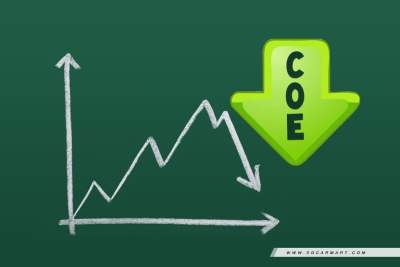 COE prices to sink