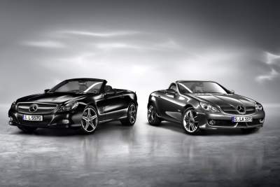 Mercedes-Benz reveals the SL Night Edition and SLK Grand Edition
