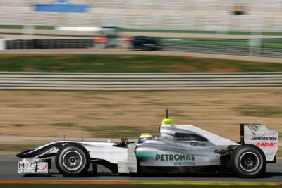 Mercedes GP launches their W01 Formula One car