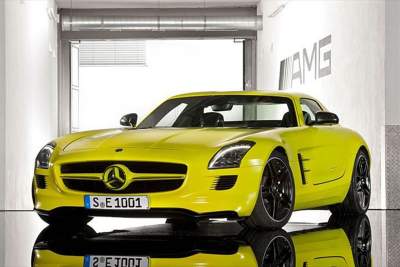 Mercedes unveils battery-powered SLS E-Cell prototype