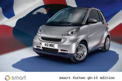 smart celebrates 10 years in the UK with the Fortwo gb-10 Edition