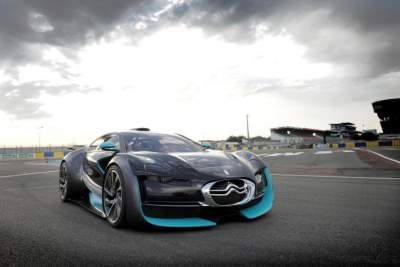 Citroën's Survolt in action at the Start Eco Car Spectacular