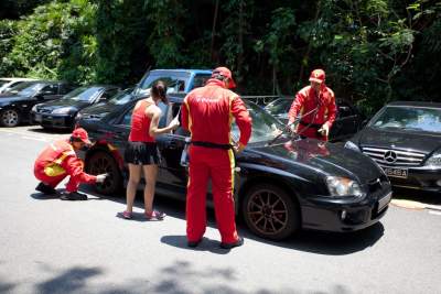 Shell brings the night race to consumers with pit stops across the island