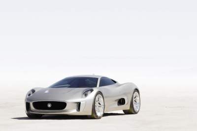 Jaguar C-X75 concept - four-wheel drive electric supercar unveiled at Paris