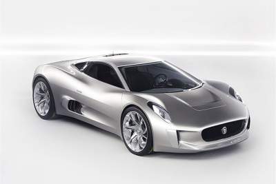 Jaguar reveals an electric-supercar concept