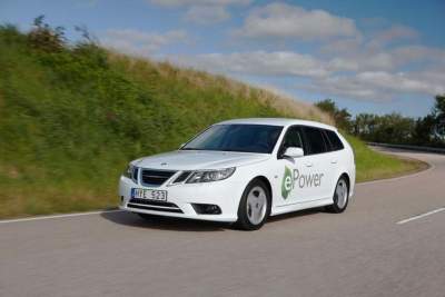 Saab launches test fleet of EV powered 9-3 SportCombi's